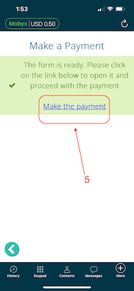 Funds Addition step 5